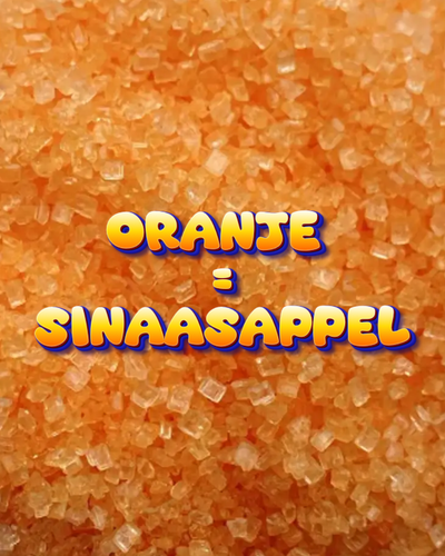 Suikerspinsuiker - Oranje (1kg)